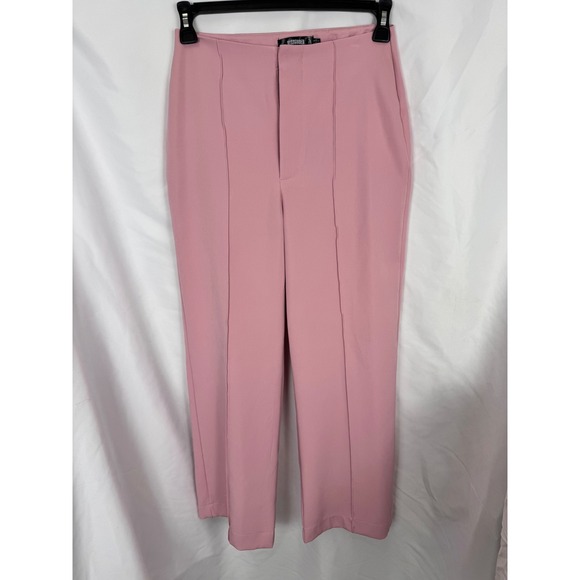 Missguided Pink Dress Pants‎ High Waist Career Casual Trousers US 6 - Picture 1 of 8